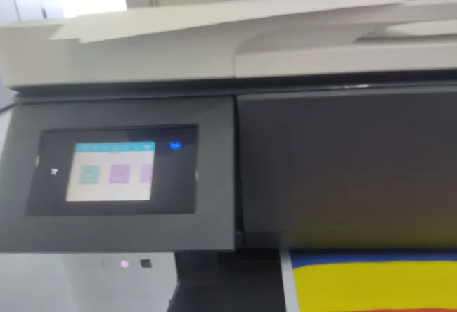 HP 7720 수리 후 테스트 출력