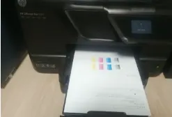 HP 8600 색상 테스트 출력